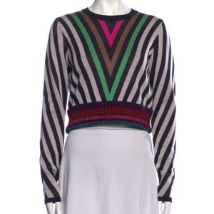 Diane Von Furstenberg merino wool sweater (crop)